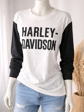 Harley Davidson Long Sleeve Graphic Tee NWT Size Large